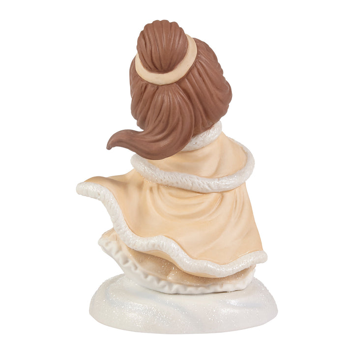 Precious Moments Disney Showcase: Bell In Winter Coat Figurine sparkle-castle