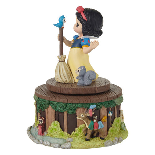 Precious Moments Disney Showcase: Snow White and Forest Friends Rotating Musical Figurine sparkle-castle