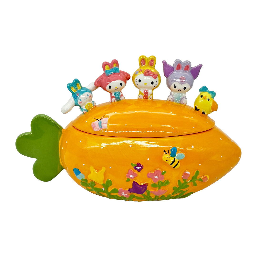 Blue Sky Clayworks: Hello Kitty & Friends Easter Candy Bowl sparkle-castle