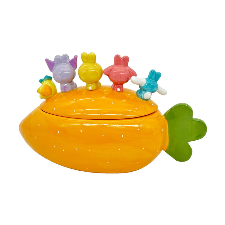 Blue Sky Clayworks: Hello Kitty & Friends Easter Candy Bowl sparkle-castle