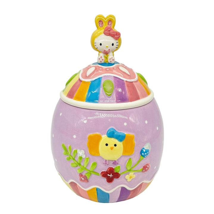 Blue Sky Clayworks: Hello Kitty Easter Egg Cookie Jar sparkle-castle