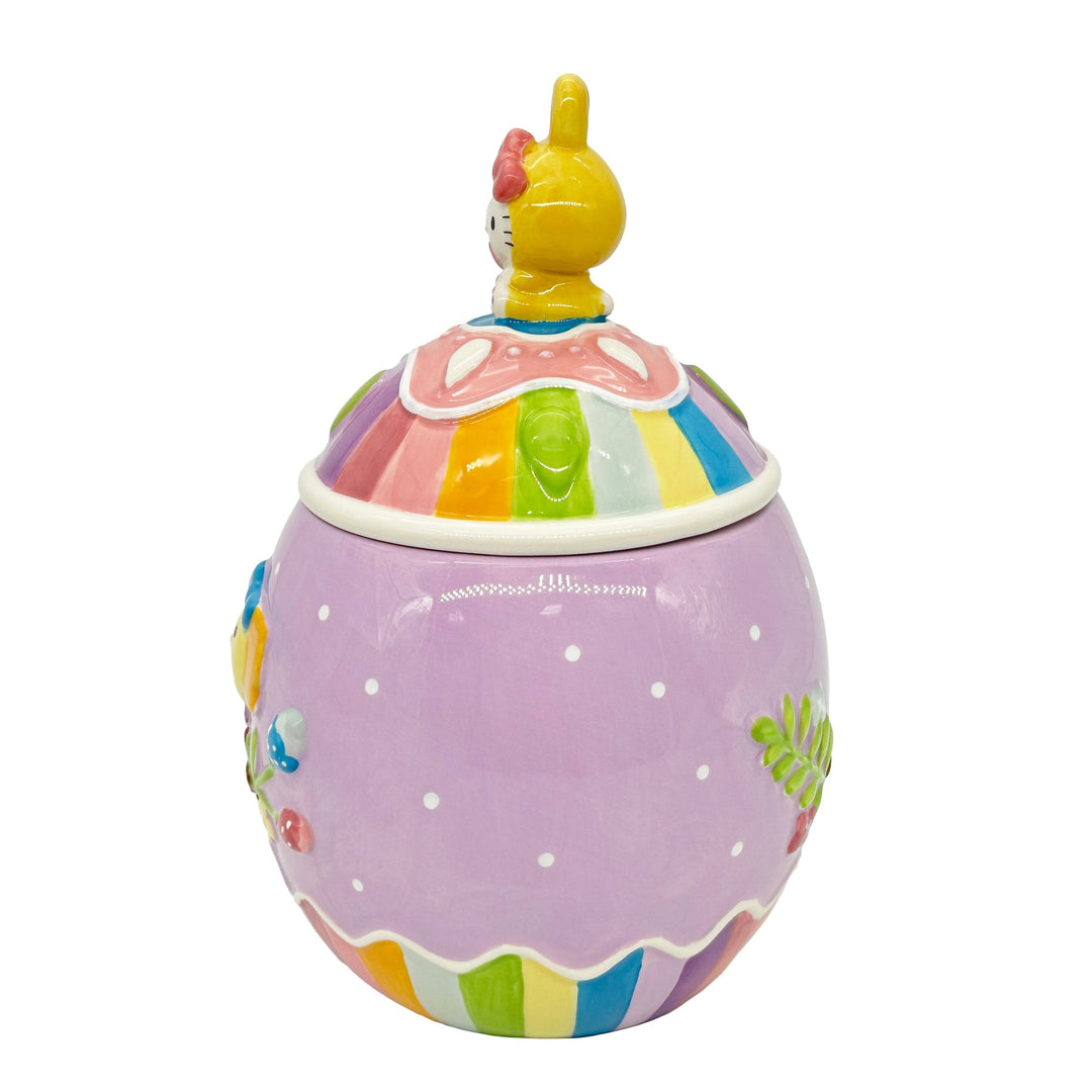 Blue Sky Clayworks: Hello Kitty Easter Egg Cookie Jar sparkle-castle