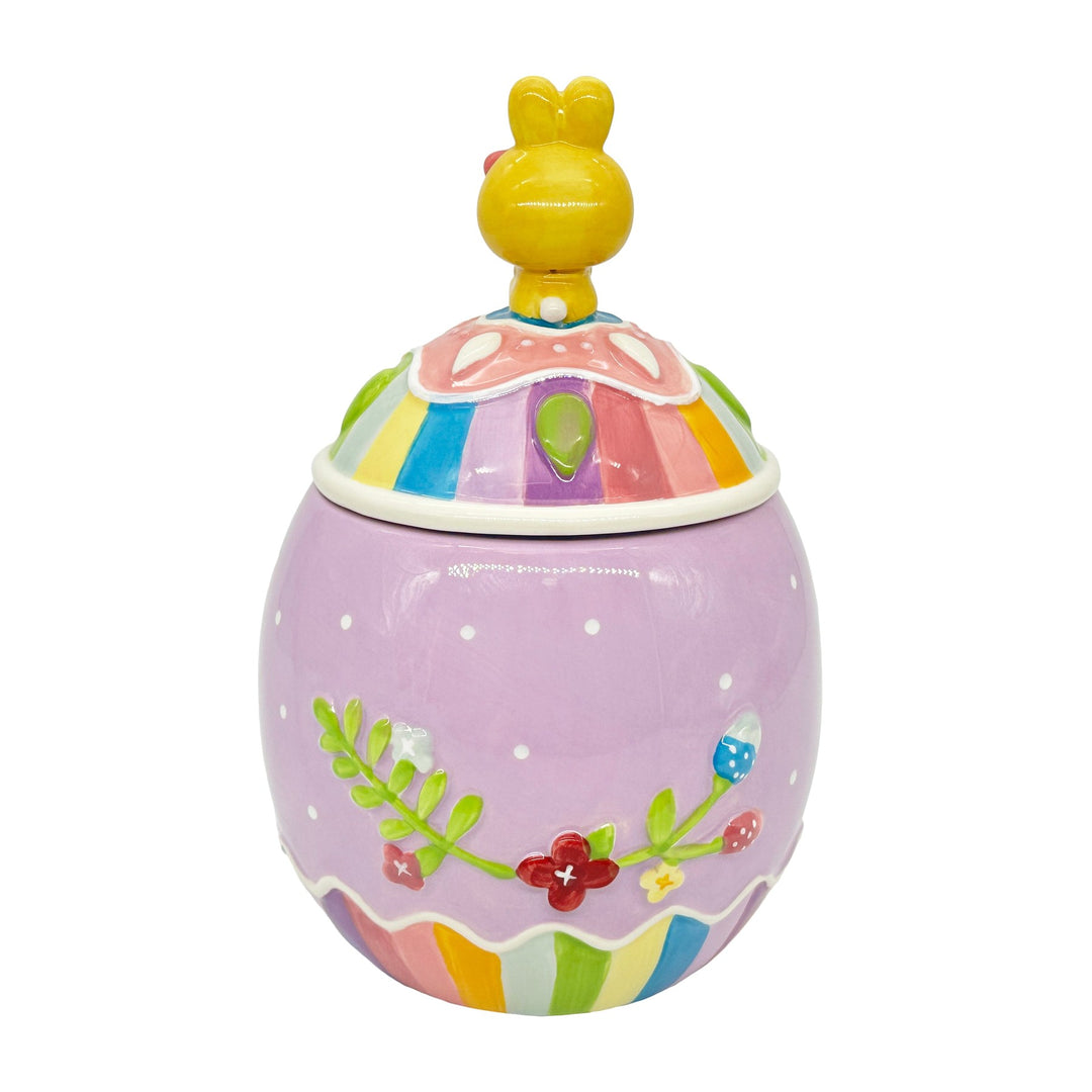 Blue Sky Clayworks: Hello Kitty Easter Egg Cookie Jar sparkle-castle