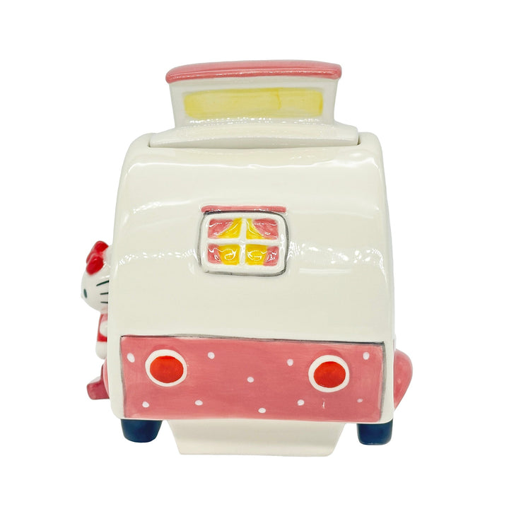 Blue Sky Clayworks: Hello Kitty Retro Camper Cookie Jar sparkle-castle