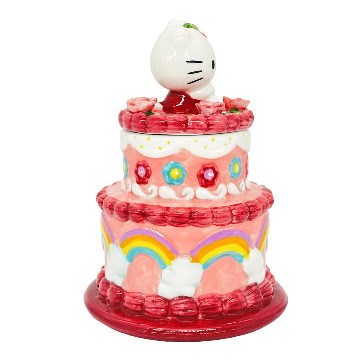 Blue Sky Clayworks: Hello Kitty Cake Cookie Jar sparkle-castle