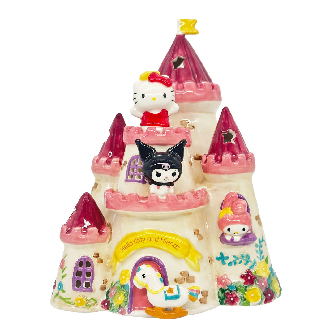 Blue Sky Clayworks: Hello Kitty and Friends Castle Candle House sparkle-castle