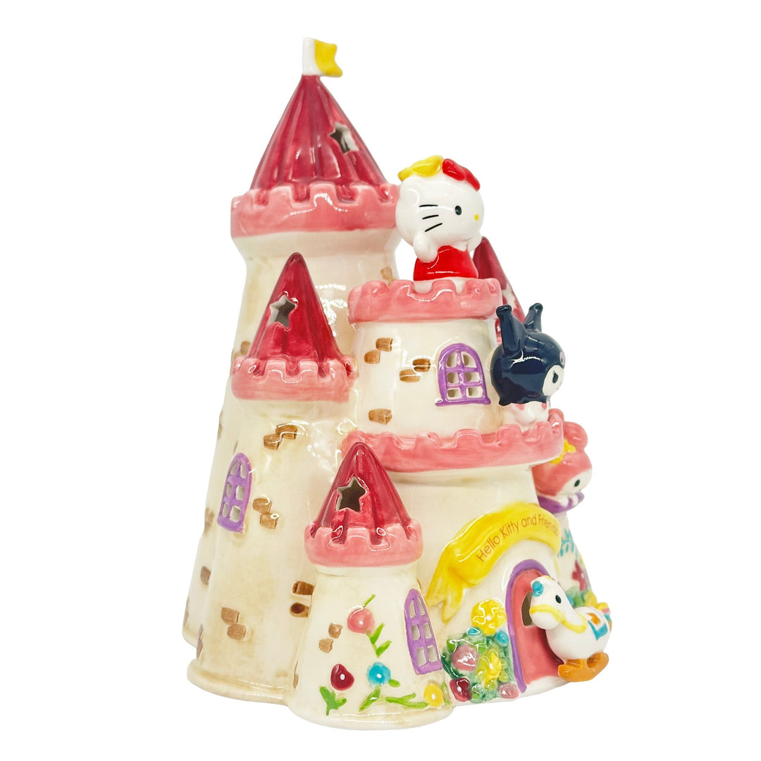 Blue Sky Clayworks: Hello Kitty and Friends Castle Candle House sparkle-castle