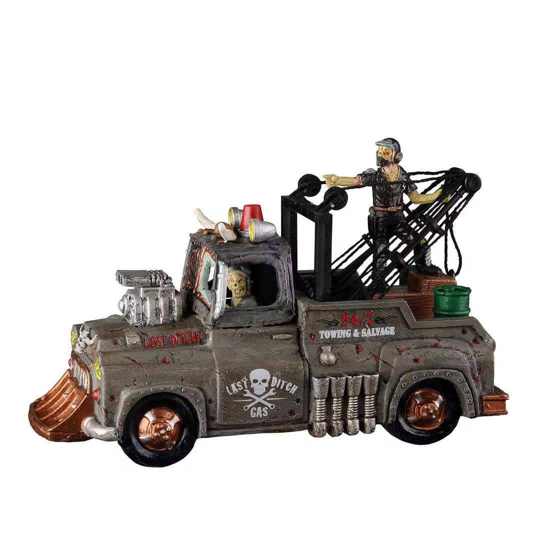 Lemax Spooky Town Halloween Village Accessory: Last Ditch Tow Truck sparkle-castle