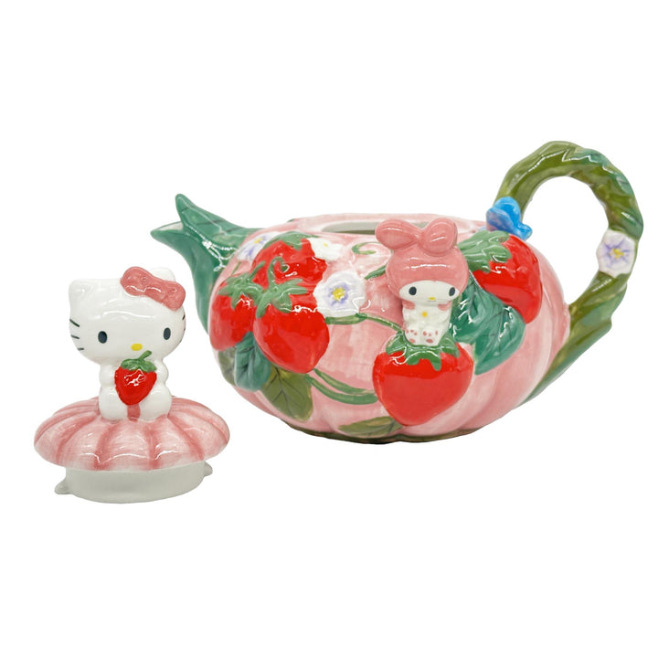 Blue Sky Clayworks: Hello Kitty and My Melody Teapot sparkle-castle