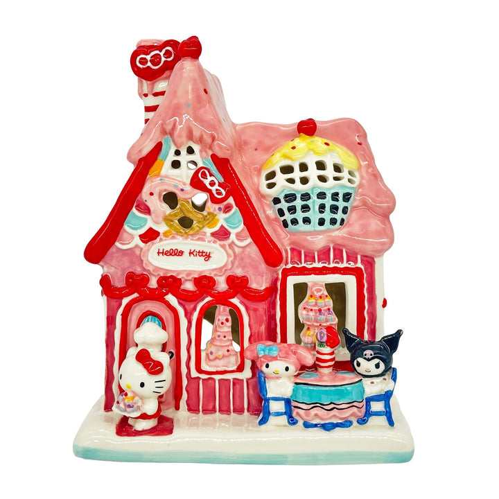 Blue Sky Clayworks: Hello Kitty and Friends Birthday Bakery Candle House sparkle-castle