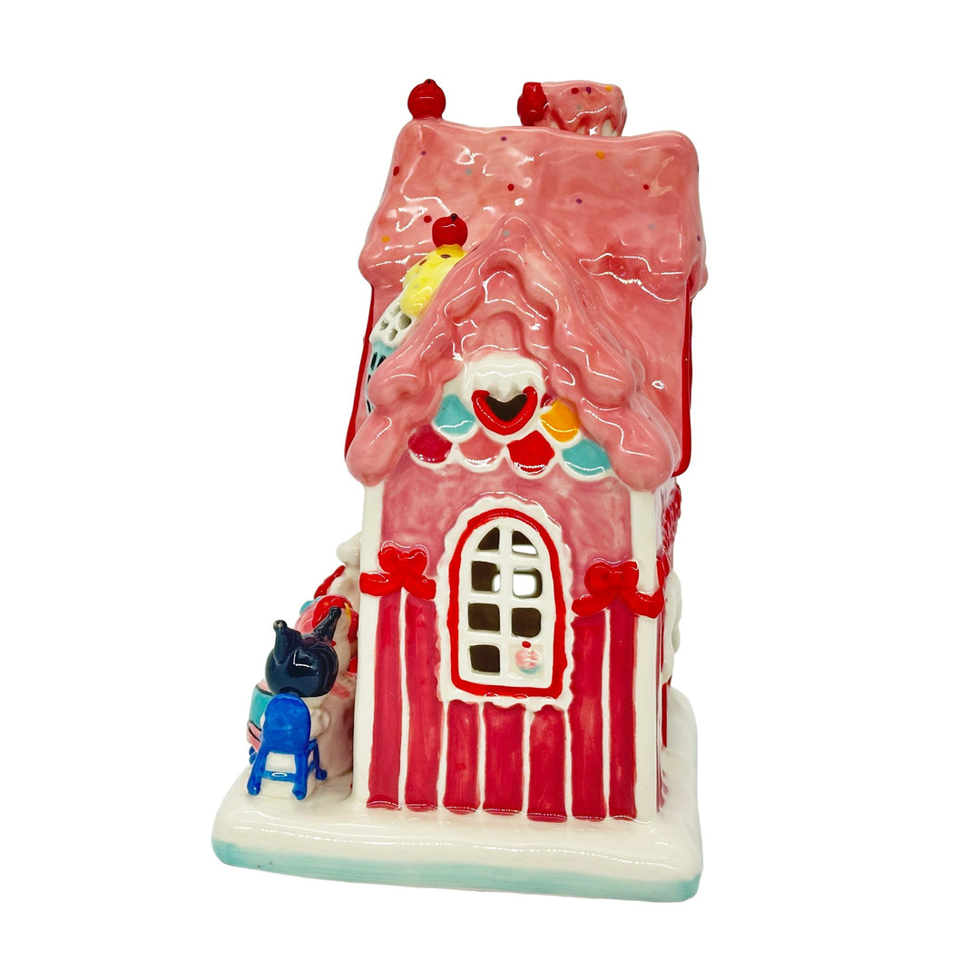 Blue Sky Clayworks: Hello Kitty and Friends Birthday Bakery Candle House sparkle-castle