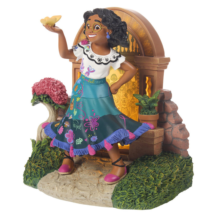 Precious Moments Disney Showcase: Mirabel With Butterfly LED Figurine sparkle-castle