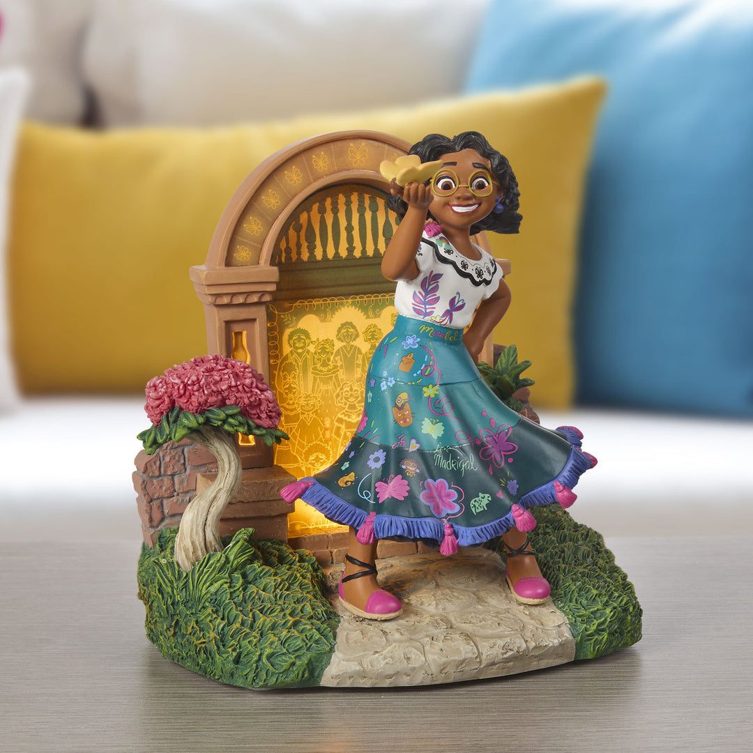 Precious Moments Disney Showcase: Mirabel With Butterfly LED Figurine sparkle-castle