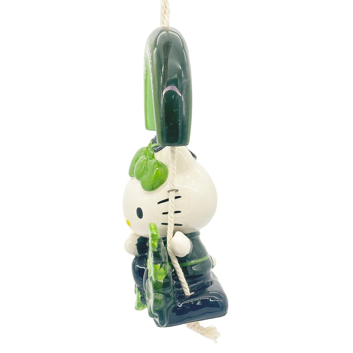 Blue Sky Clayworks: Hello Kitty Irish Garden Swinger sparkle-castle