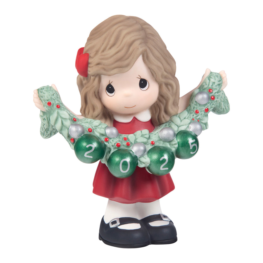Precious Moments: Girl With Dated 2025 Ornament Strand Figurine sparkle-castle