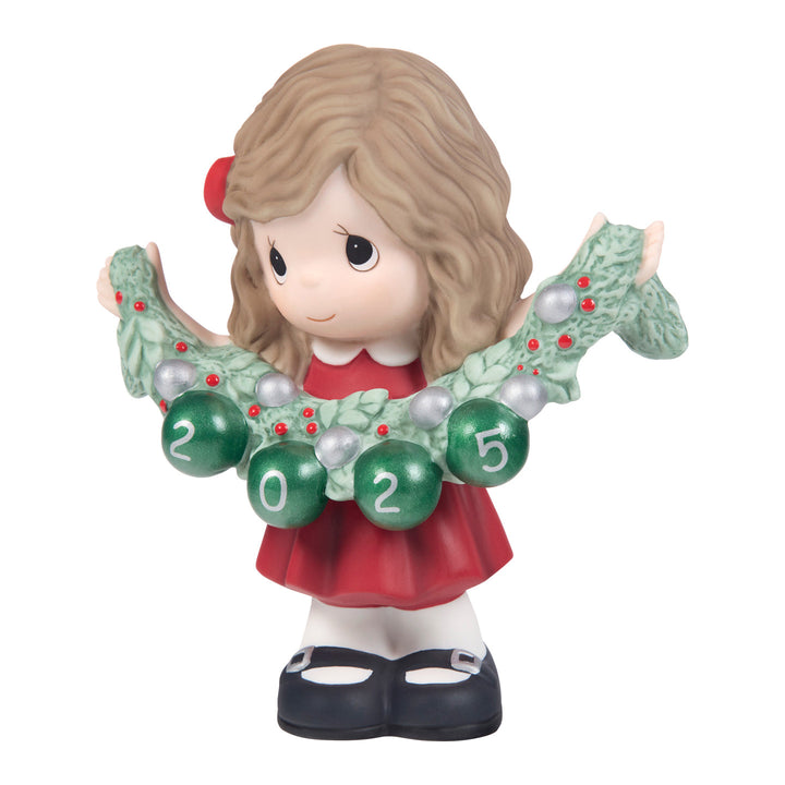 Precious Moments: Girl With Dated 2025 Ornament Strand Figurine sparkle-castle
