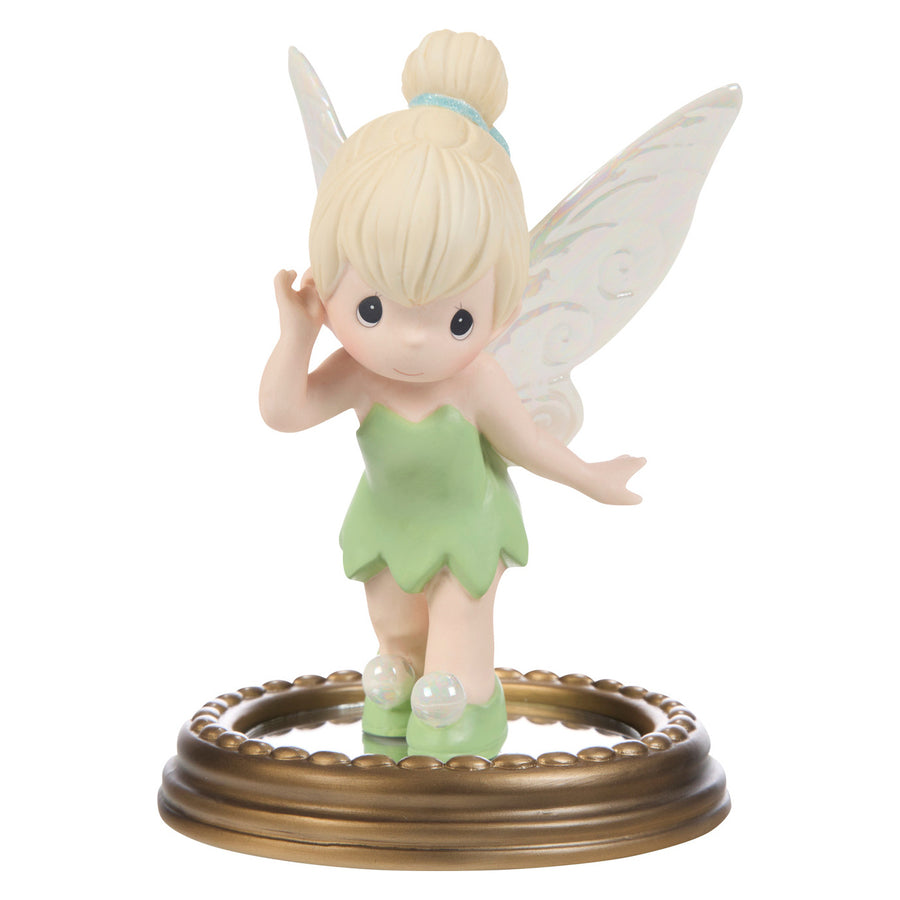 Precious Moments Disney Showcase: Tinker Bell with Mirror Figurine sparkle-castle