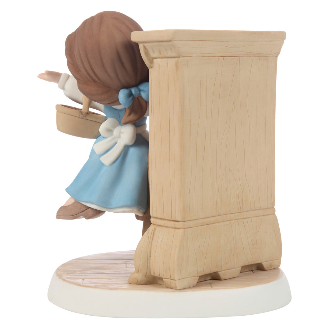 Precious Moments Disney Showcase: Belle In Library On Ladder Figurine sparkle-castle