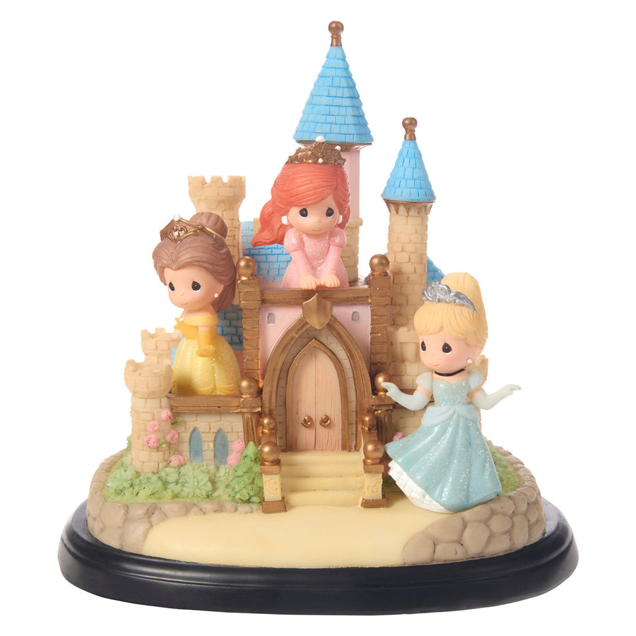 Precious Moments Disney Showcase: Disney Princess Castle Musical Figurine sparkle-castle