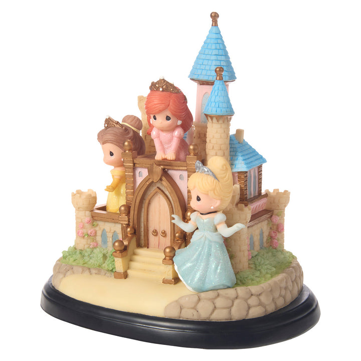 Precious Moments Disney Showcase: Disney Princess Castle Musical Figurine sparkle-castle