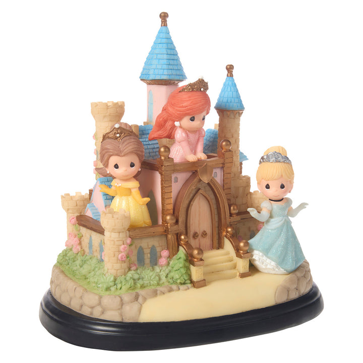 Precious Moments Disney Showcase: Disney Princess Castle Musical Figurine sparkle-castle