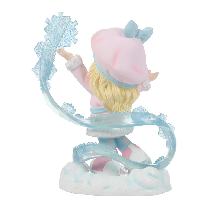 Precious Moments: Girl With Snowflakes Figurine sparkle-castle