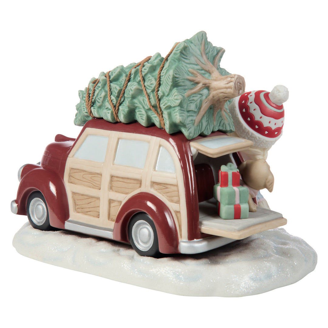 Precious Moments: Couple Taking Home A Christmas Tree Limited Edition Figurine sparkle-castle