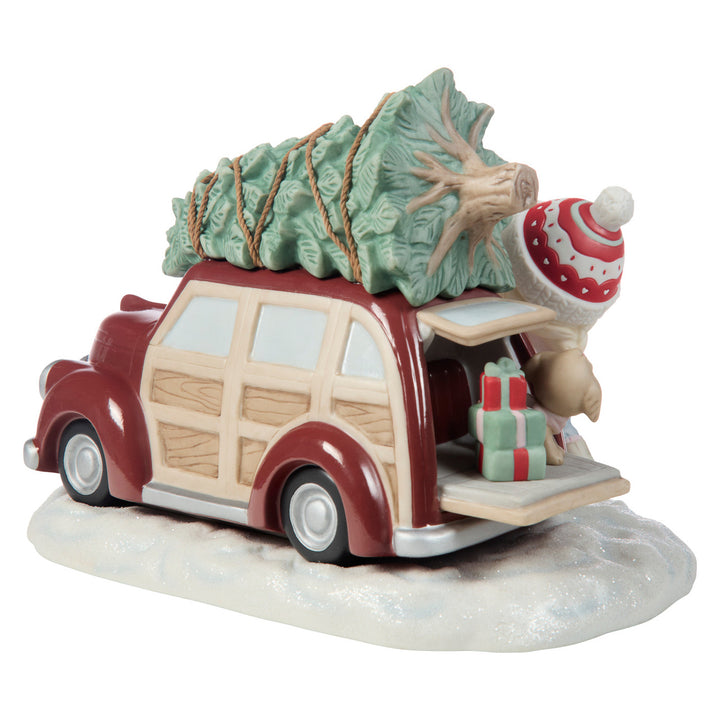 Precious Moments: Couple Taking Home A Christmas Tree Limited Edition Figurine sparkle-castle