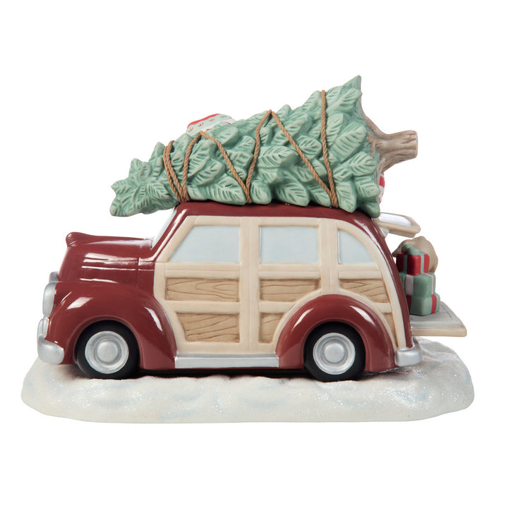 Precious Moments: Couple Taking Home A Christmas Tree Limited Edition Figurine sparkle-castle
