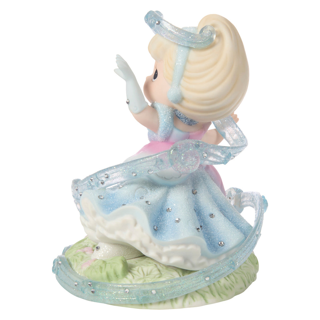 Precious Moments Disney Showcase: Cinderella Transformation Figurine sparkle-castle