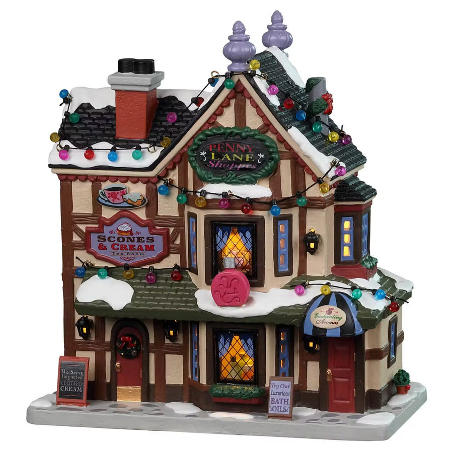 Lemax Caddington Village: Penny Lane Shoppes sparkle-castle