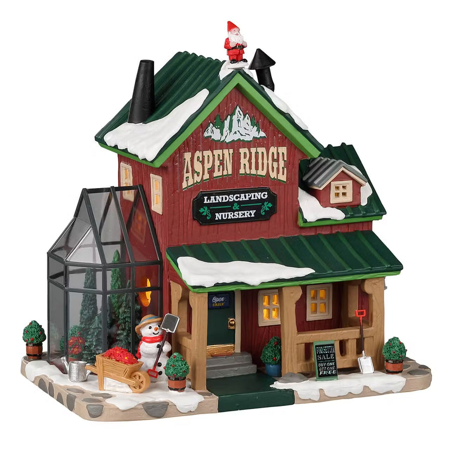 Lemax Vail Village: Aspen Ridge Landscaping & Nursery sparkle-castle