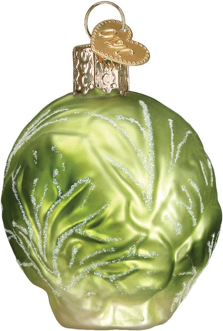 Old World Christmas Brussel Sprout Ornament sparkle-castle