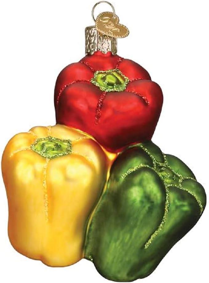 Old World Christmas Bell Peppers Ornament sparkle-castle