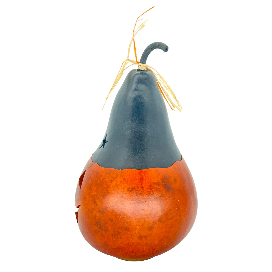 Meadowbrooke Gourds: Black Jack Jack-O-Lantern Figurine sparkle-castle