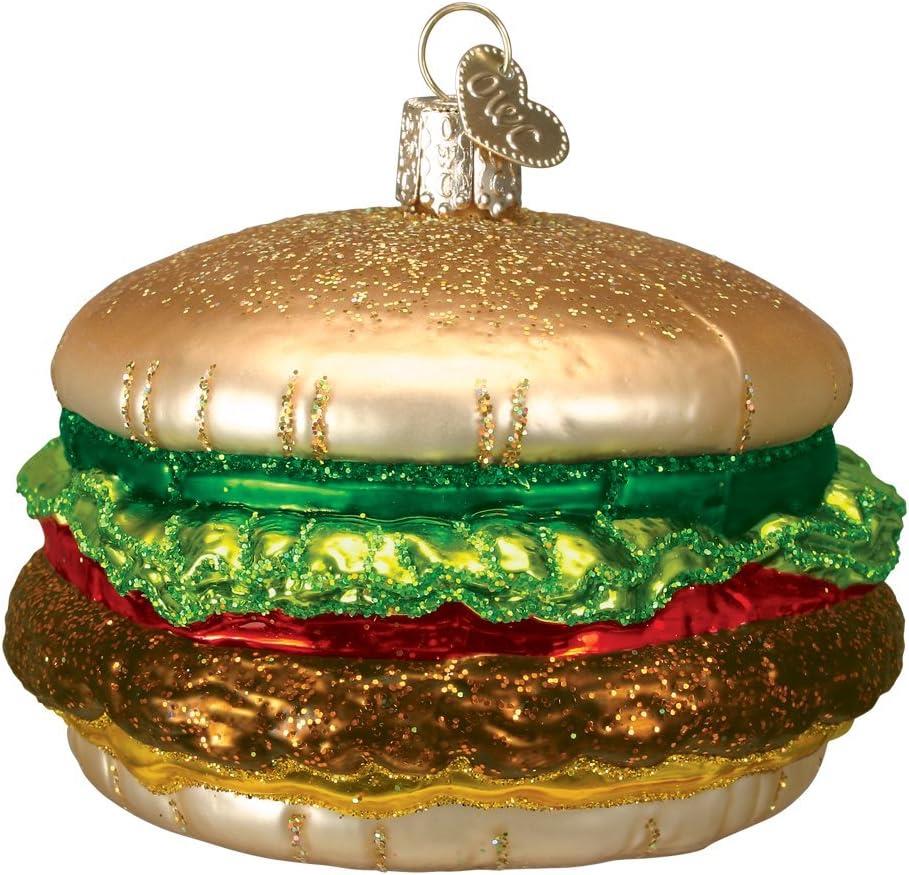 Old World Christmas Cheeseburger Ornament sparkle-castle