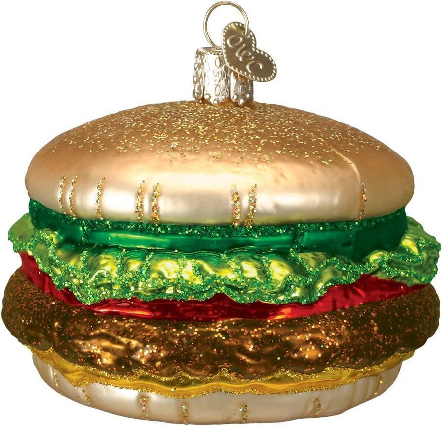 Old World Christmas Cheeseburger Ornament sparkle-castle