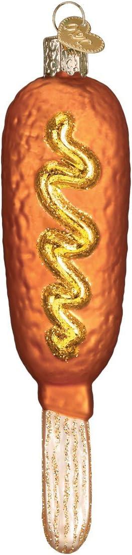 Old World Christmas Corn Dog Ornament sparkle-castle