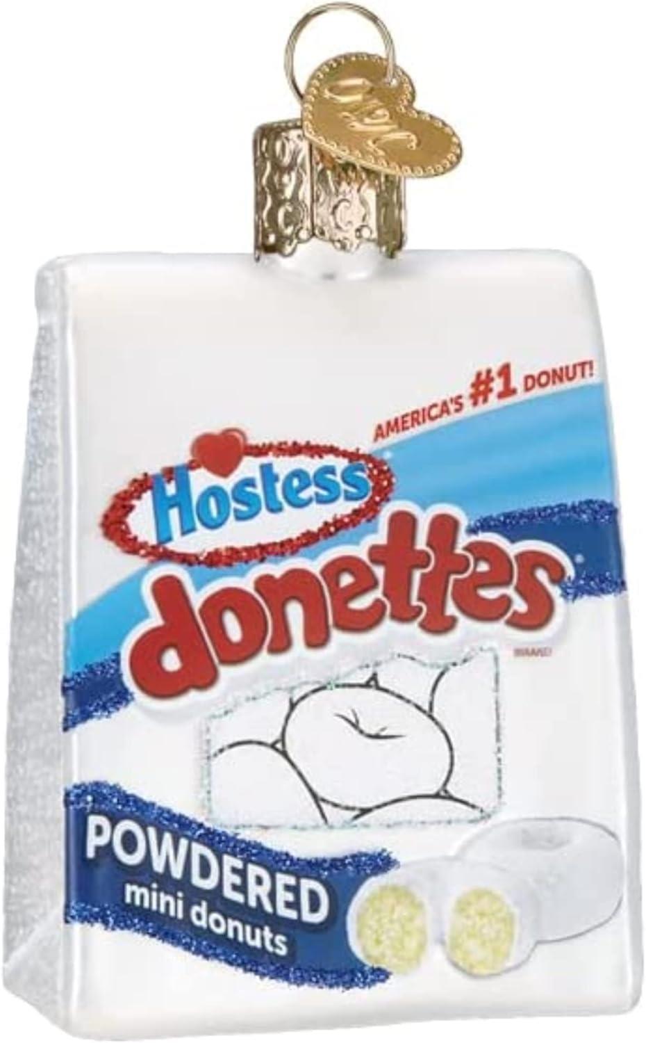 Old World Christmas Hostess Donettes Ornament sparkle-castle