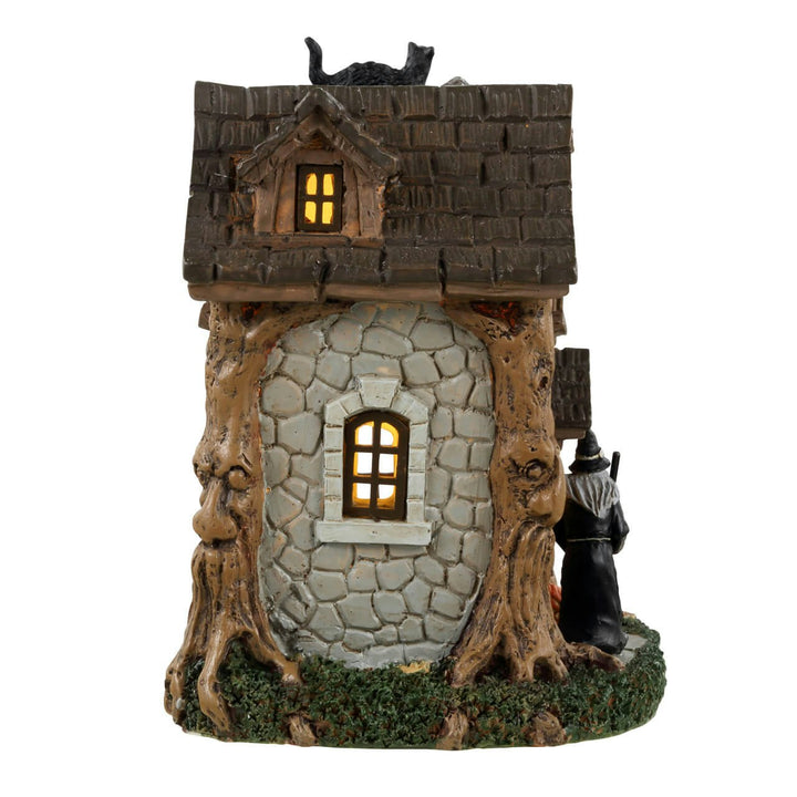 Lemax Spookytown Halloween Village: Wanda's Cottage sparkle-castle