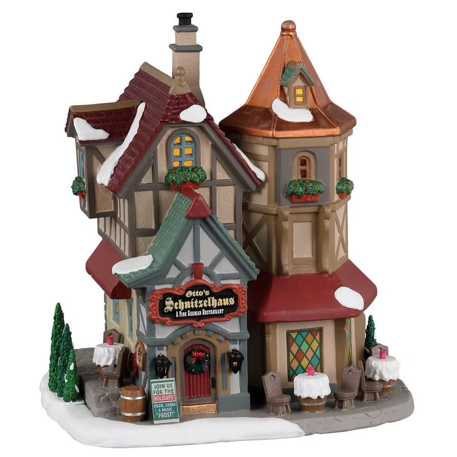 Lemax Vail Village: Otto's Schnitzelhaus sparkle-castle