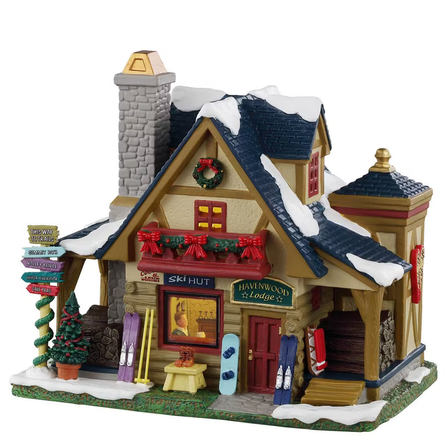 Lemax Vail Village: Havenwood Lodge sparkle-castle