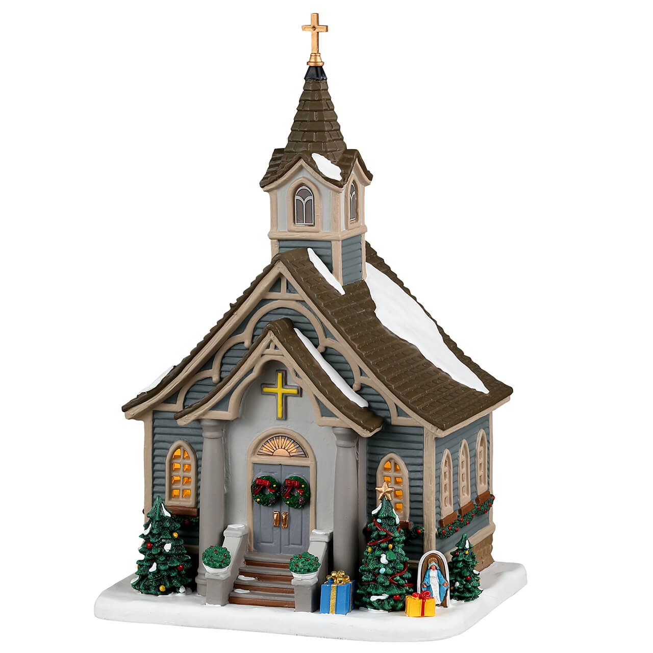 Figurine Lemax Caddington Village : "Bois Pour Le Feu" - Décoration Pittoresque Pour Village De Noël Miniature - 9