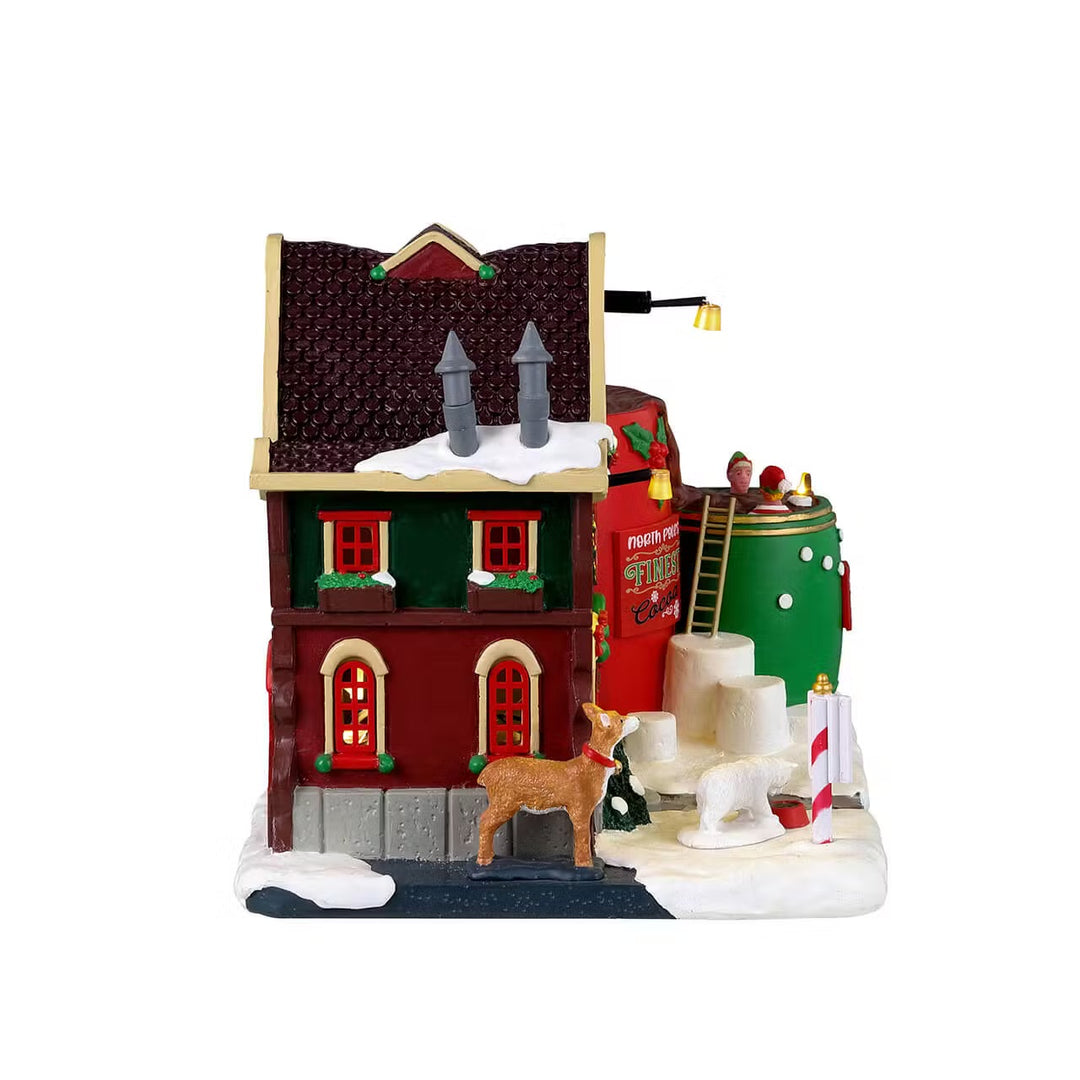 Lemax Santa's Wonderland Village: Hot Chocolate Spa sparkle-castle