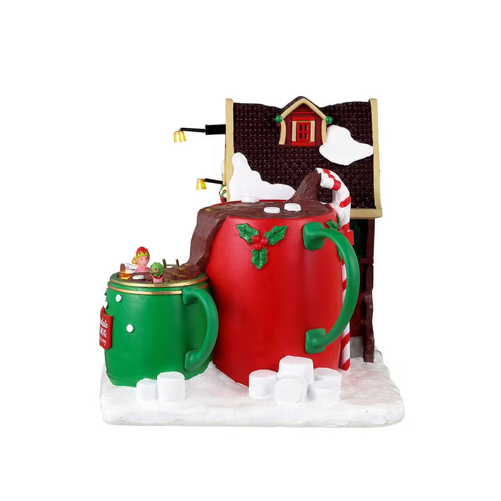 Lemax Santa's Wonderland Village: Hot Chocolate Spa sparkle-castle