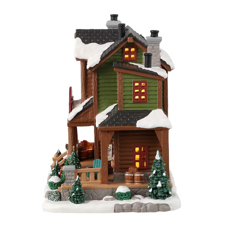 Lemax Vail Village: White Mountain Cider Mill sparkle-castle