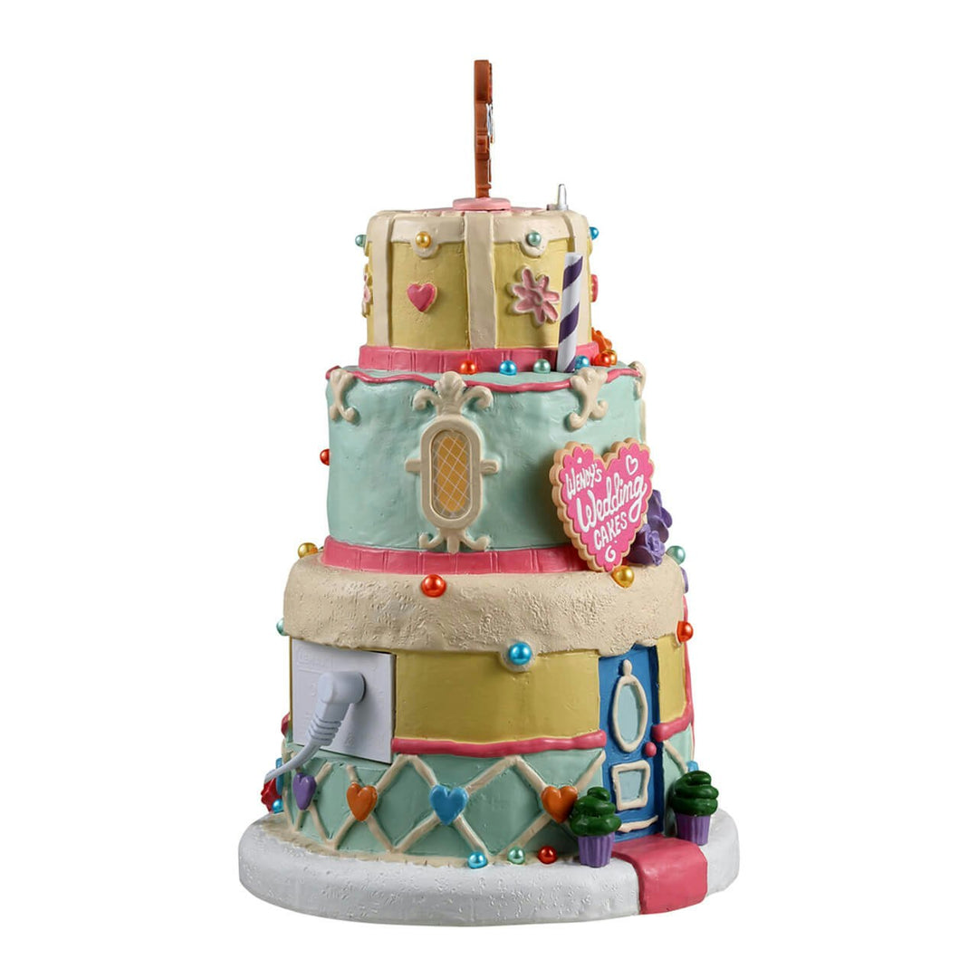 Lemax Sugar 'N Spice Village: Wendy's Wedding Cakes sparkle-castle