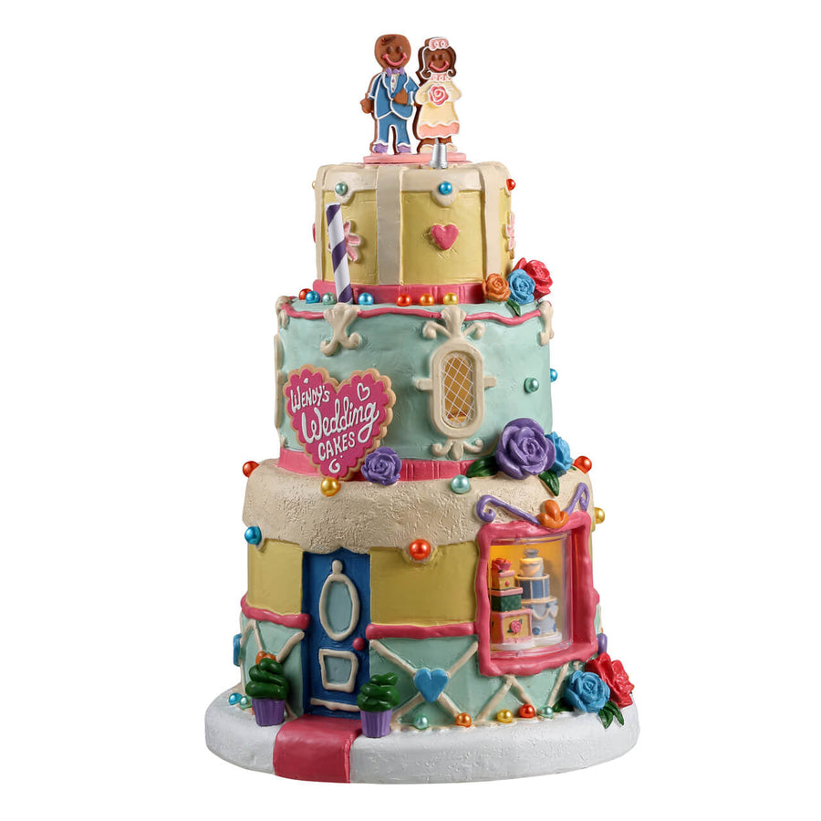 Lemax Sugar 'N Spice Village: Wendy's Wedding Cakes sparkle-castle