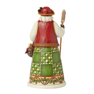 Jim Shore Heartwood Creek: Italian Santa Figurine sparkle-castle