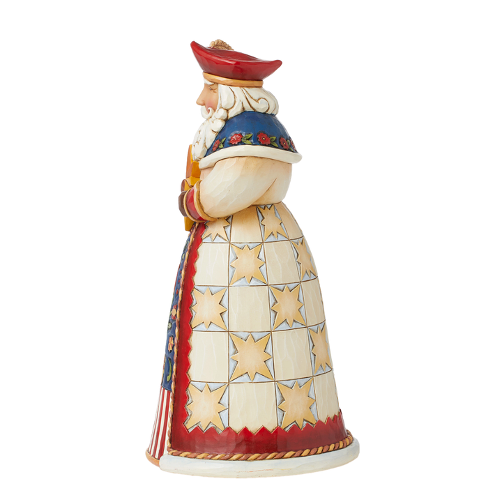 Jim Shore Heartwood Creek: Polish Santa Figurine sparkle-castle